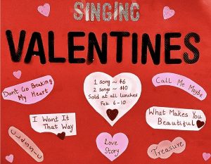 I don’t like singing valentines. That’s probably why they’re so popular.