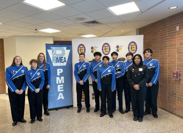 The 10 musicians who went to District Band. Out of the 10, six of these musicians will advance to regionals (Alyx Maxie, Lily Babione, Andy Do, Cameron Ribich, Jacob Hawkins and Bill Wang).