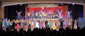 The cast of “Fame” comes onstage for their final number.