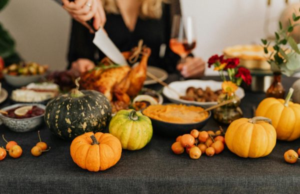 Image via Pexels.com.
https://www.pexels.com/photo/woman-preparing-thanksgiving-dinner-5718010/ 
