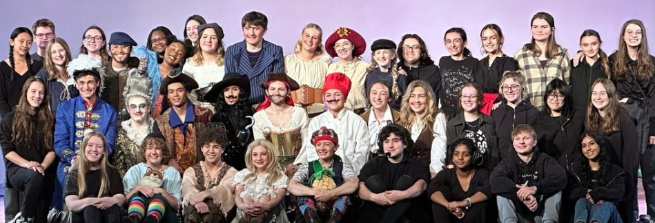 The cast and running crew of Manheim Township’s fall play, “Peter and the Starcatcher.” Photo from @manheimtownshipsd on Instagram. 
