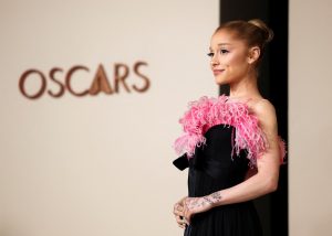 Best Actress in a Supporting Role nominee Ariana Grande attends the Academy of Motion Picture Arts and Sciences reception for the nominees of the 97th Oscars in Los Angeles, U.S., February 25, 2025. REUTERS/Mario Anzuoni