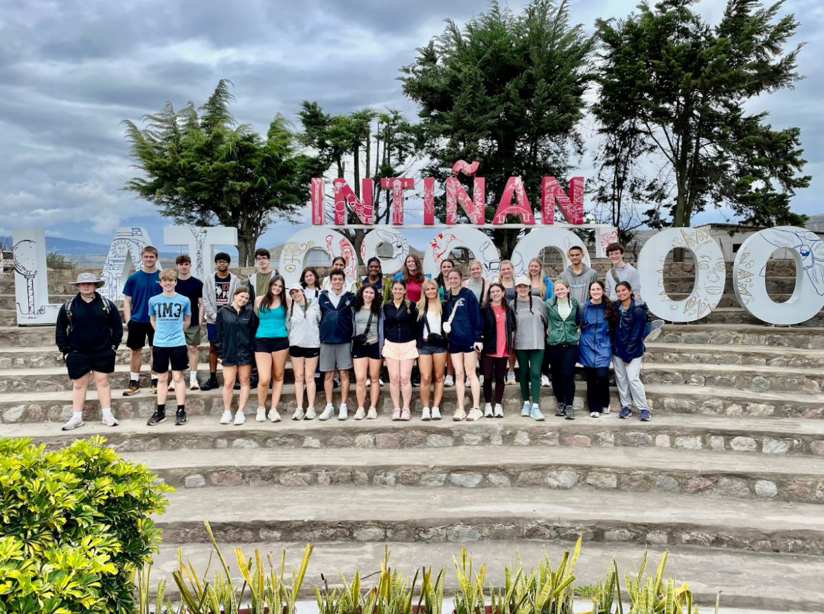 In Feb., 29 IB program students traveled to Ecuador. All photos are taken by Mrs. Sweeney, with permission.