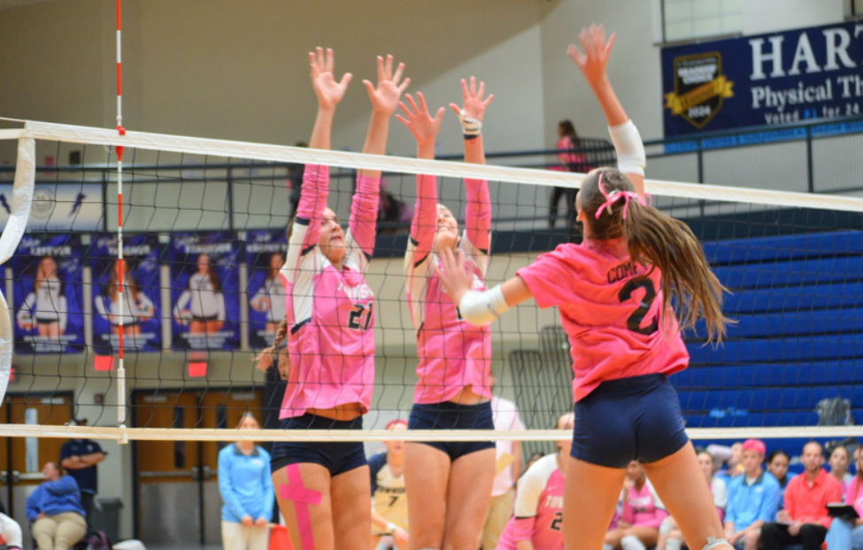 MT Girls Volleyball Wins Spike Out Cancer Match (Photos)