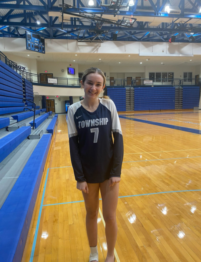 Aidyn Lefever post-Elizabethtown game.
