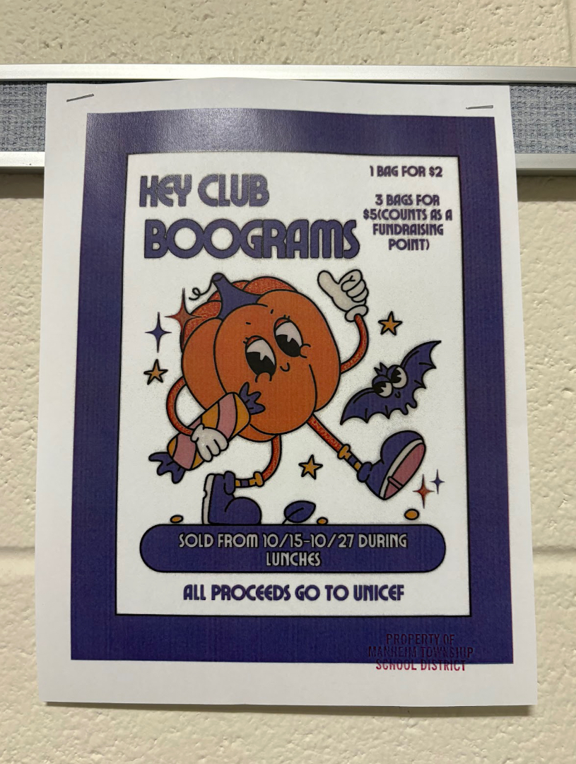 The flyer for Boograms.
