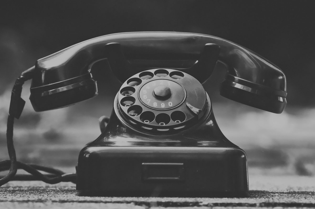 Image Credit: https://pixabay.com/photos/telephone-vintage-monochrome-phone-3594206/
