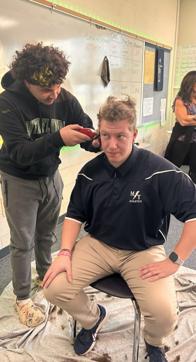 Mr. Loose participates in the No Shave November challenge.