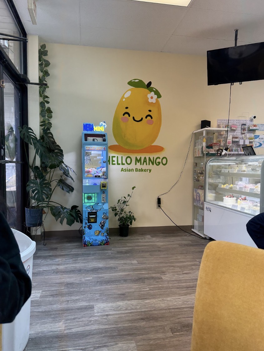 The interior of Hello Mango Bakery.